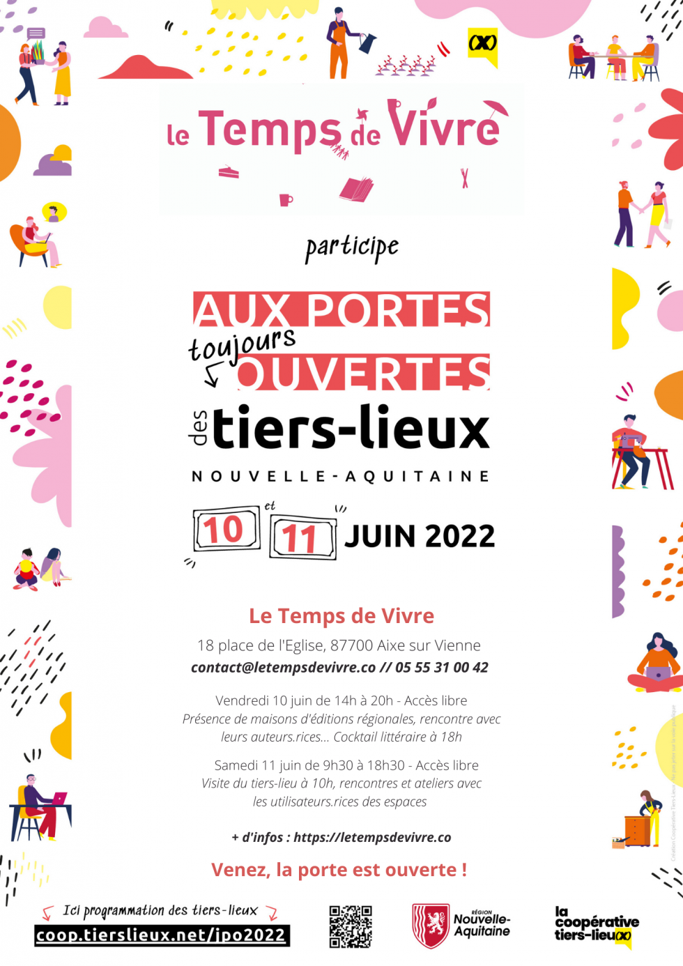 Affiche 10 et 11 juin Portes toujours ouvertes 980x1386